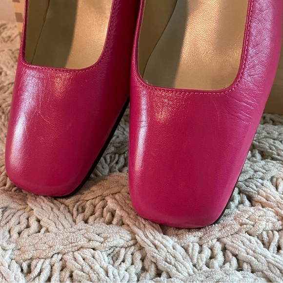 Roxy Pink Block Heel Women's Shoes - Picture 8 of 12